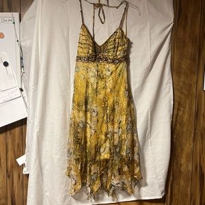 Sue Wong 100% Silk Sun Dress